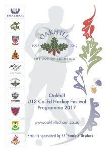 PREP Oakhill U13 Co-Ed Hockey Festival 2017_Front Page