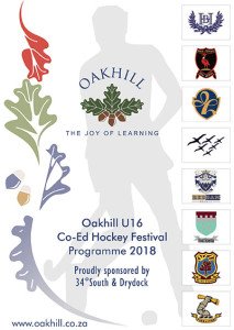Oakhill U16 Co-Ed Hockey Festival 2018_Programme.cdr
