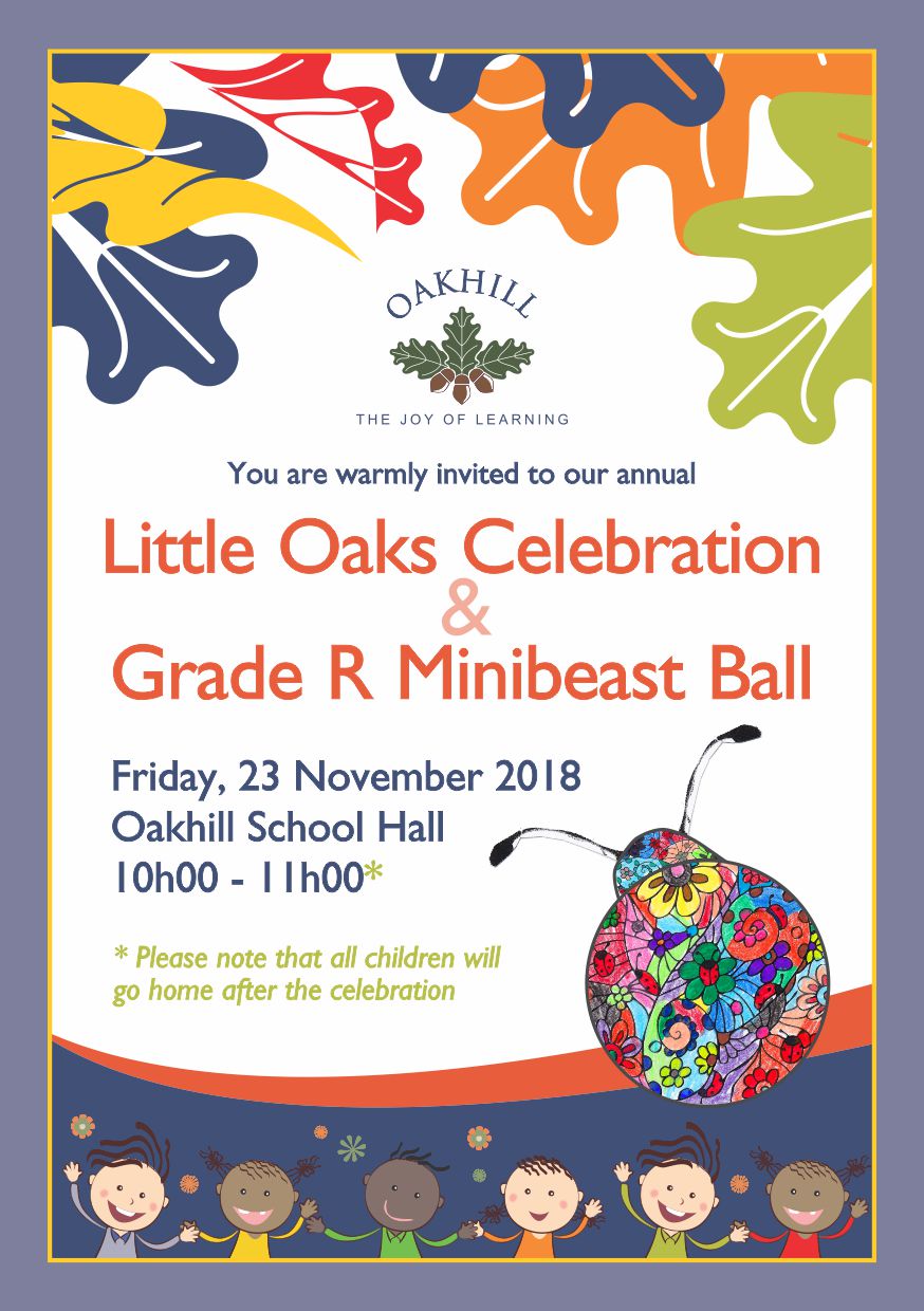 Invite Little Oaks Celebration 2018