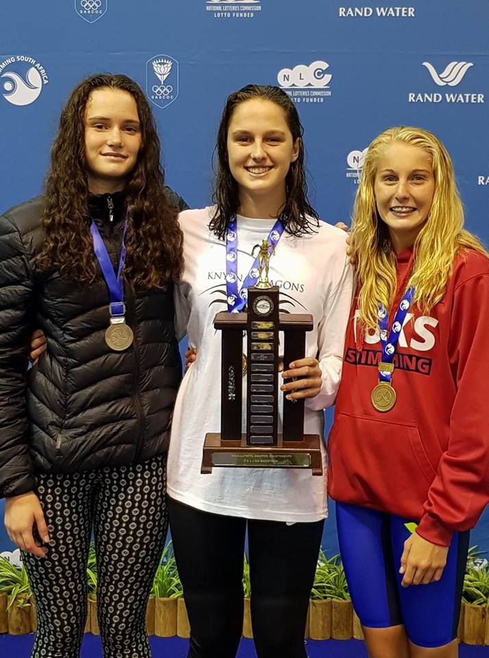 Aimee Canny takes Gold in the 200m Free at Junior Nationals