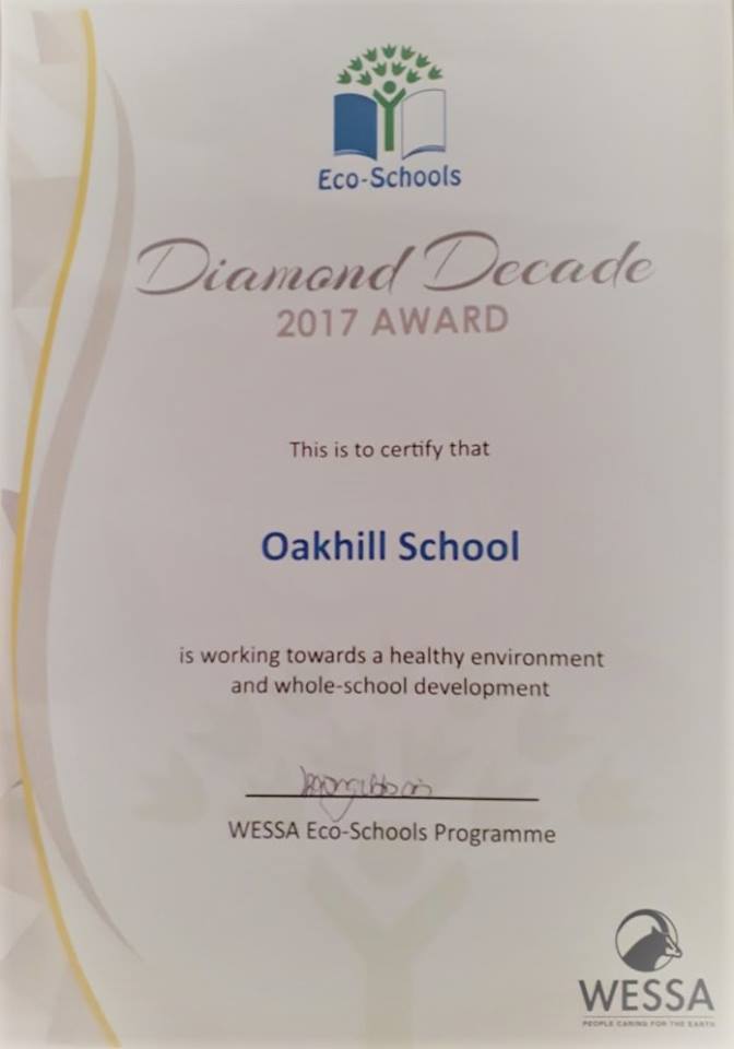 Eco-Schools Diamond Decade 2017 Award