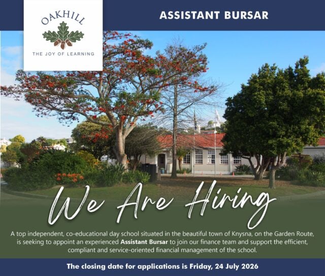 Oakhill School_Assistant Bursar POST_2026 Post