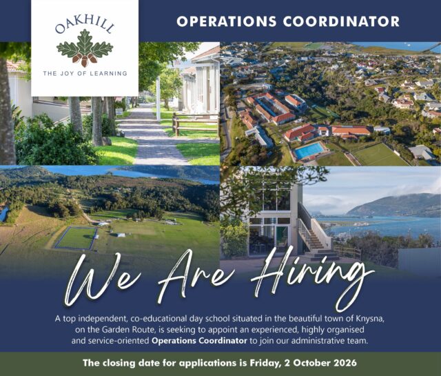 Oakhill School_Operations Coordinator POST_2026 Post